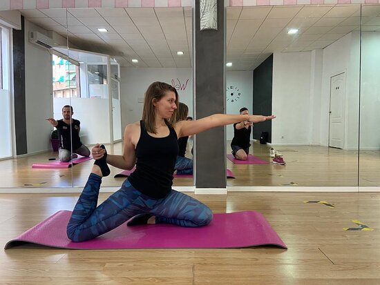 Clase de pilates en nuestro centro de Elche